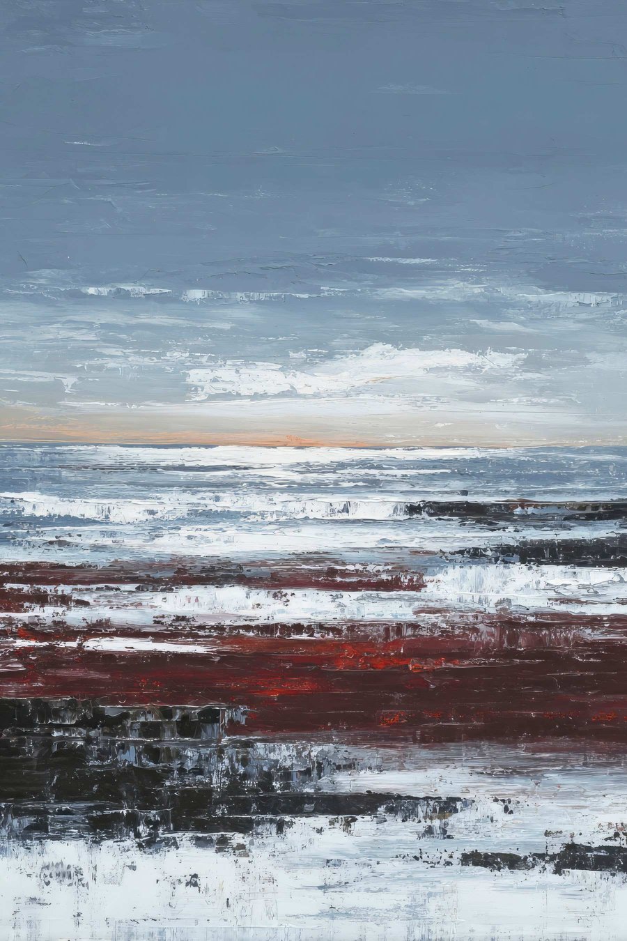 Peisaj abstract de mare — design complet
