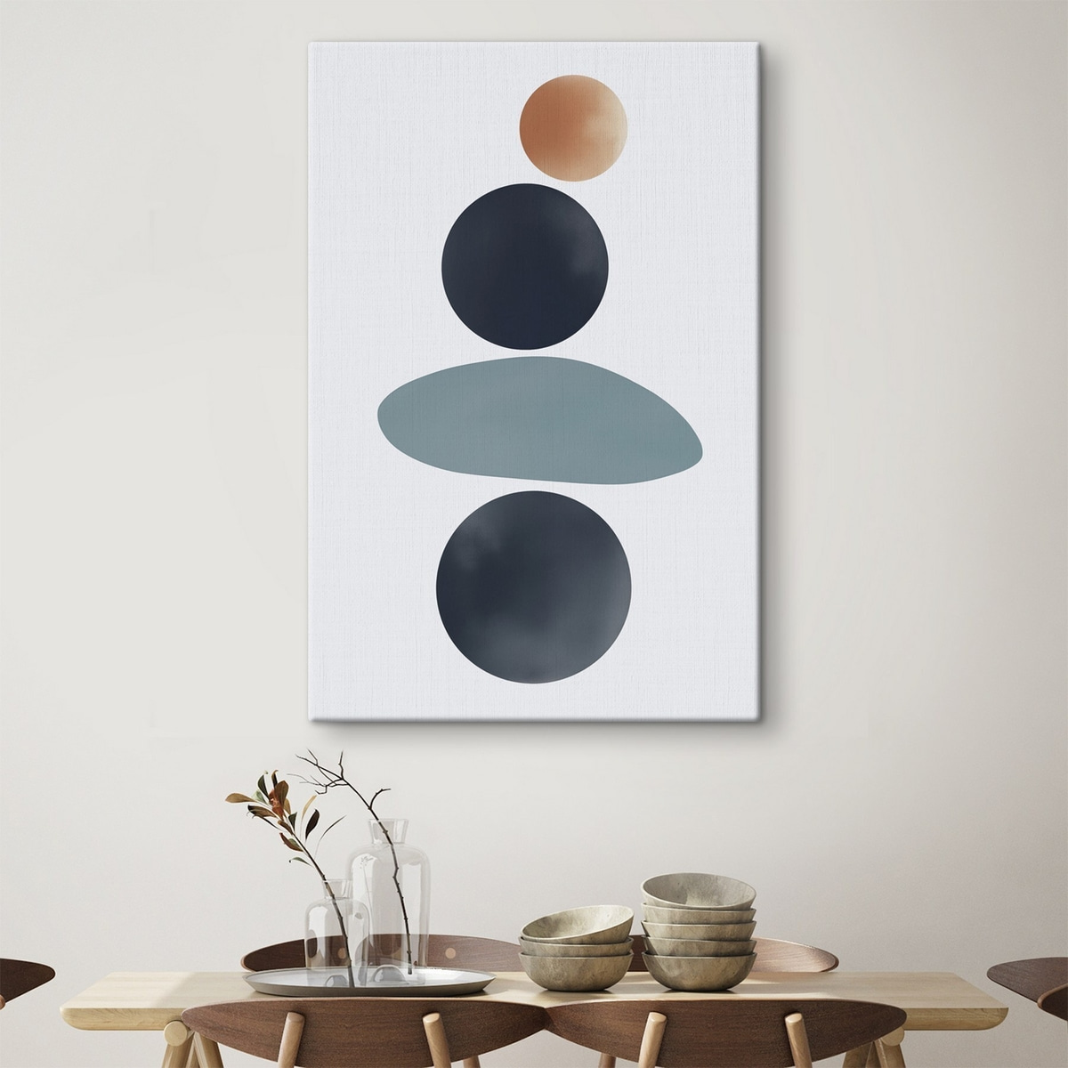 Pete rotunde abstracte — interior 2