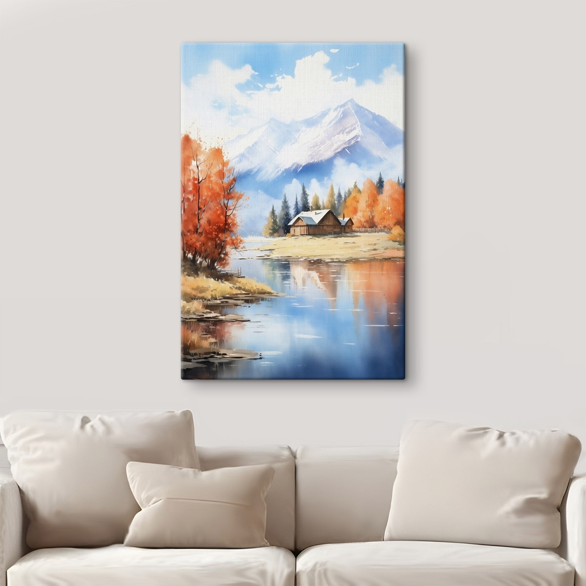 Casă lângă lacul munților — interior 2