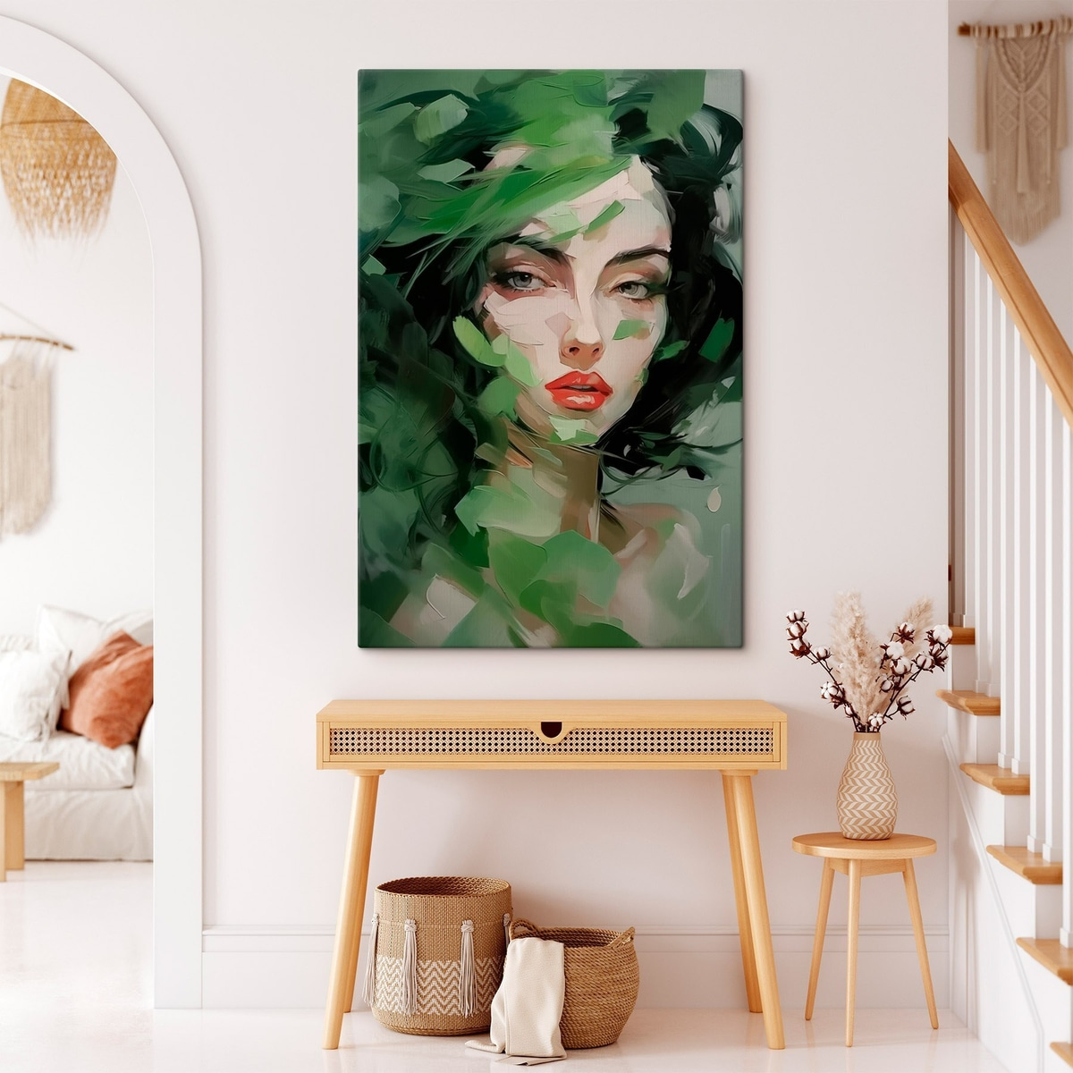Portret abstract de femeie — interior 2