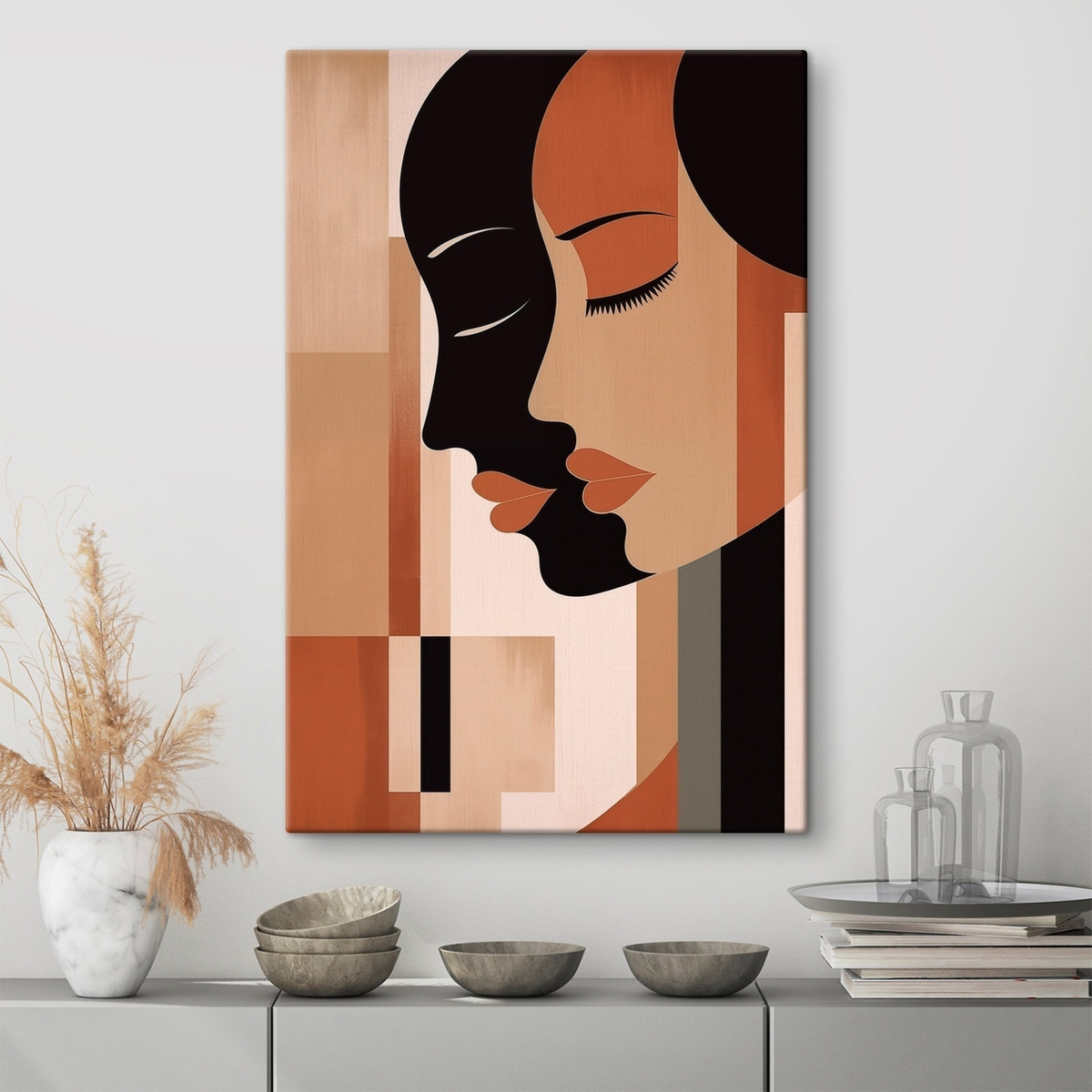 Fețe abstracte — interior 1