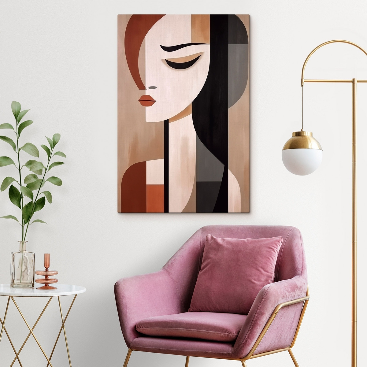 Fețe abstracte — interior 1