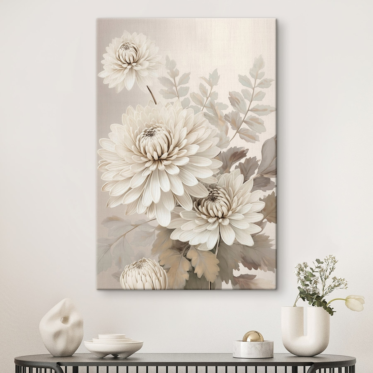 Crizanteme abstracte — interior 1