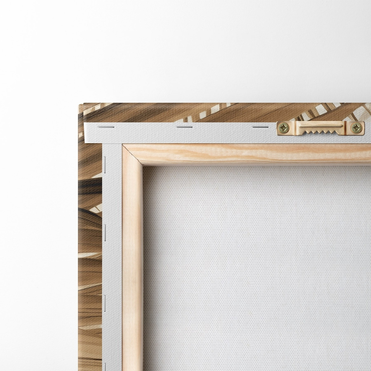 Palmier abstract maro — verso