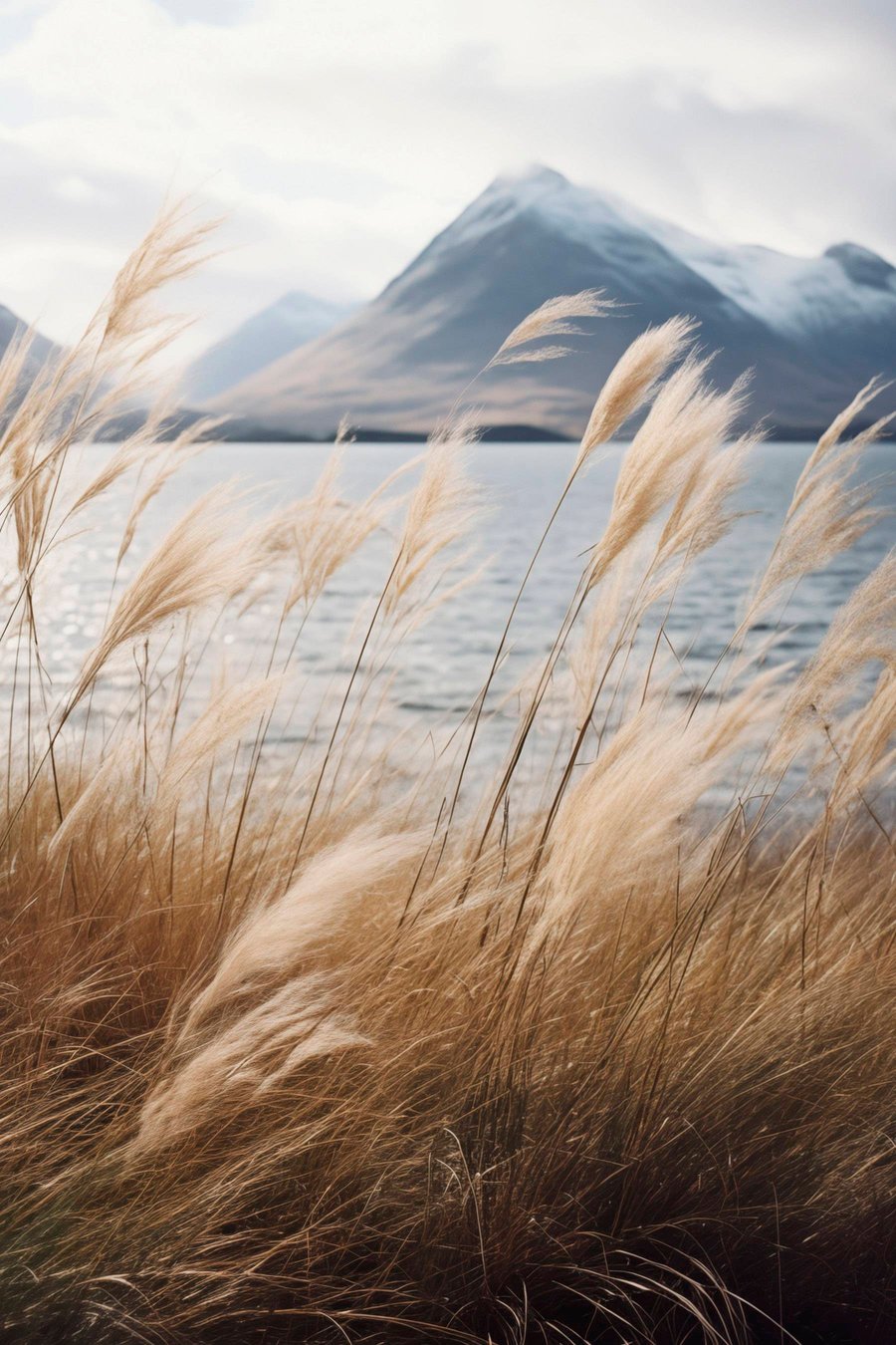 Pampas lângă lac — design complet