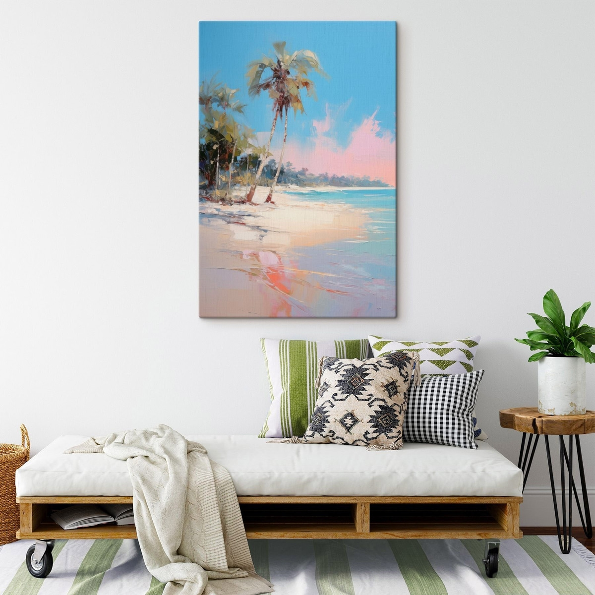 Plajă tropicală, nisip alb — interior 1