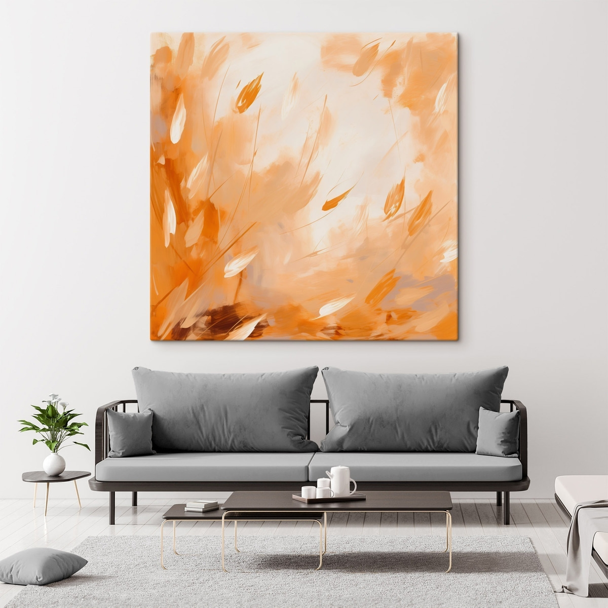 Petale și tulpini abstracte — interior 2