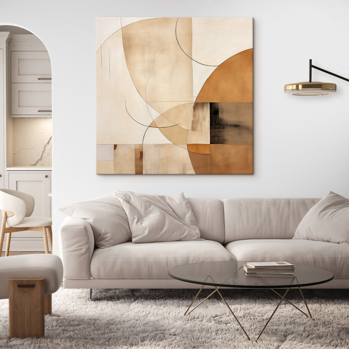 Geometrie cu linii curbe — interior 2