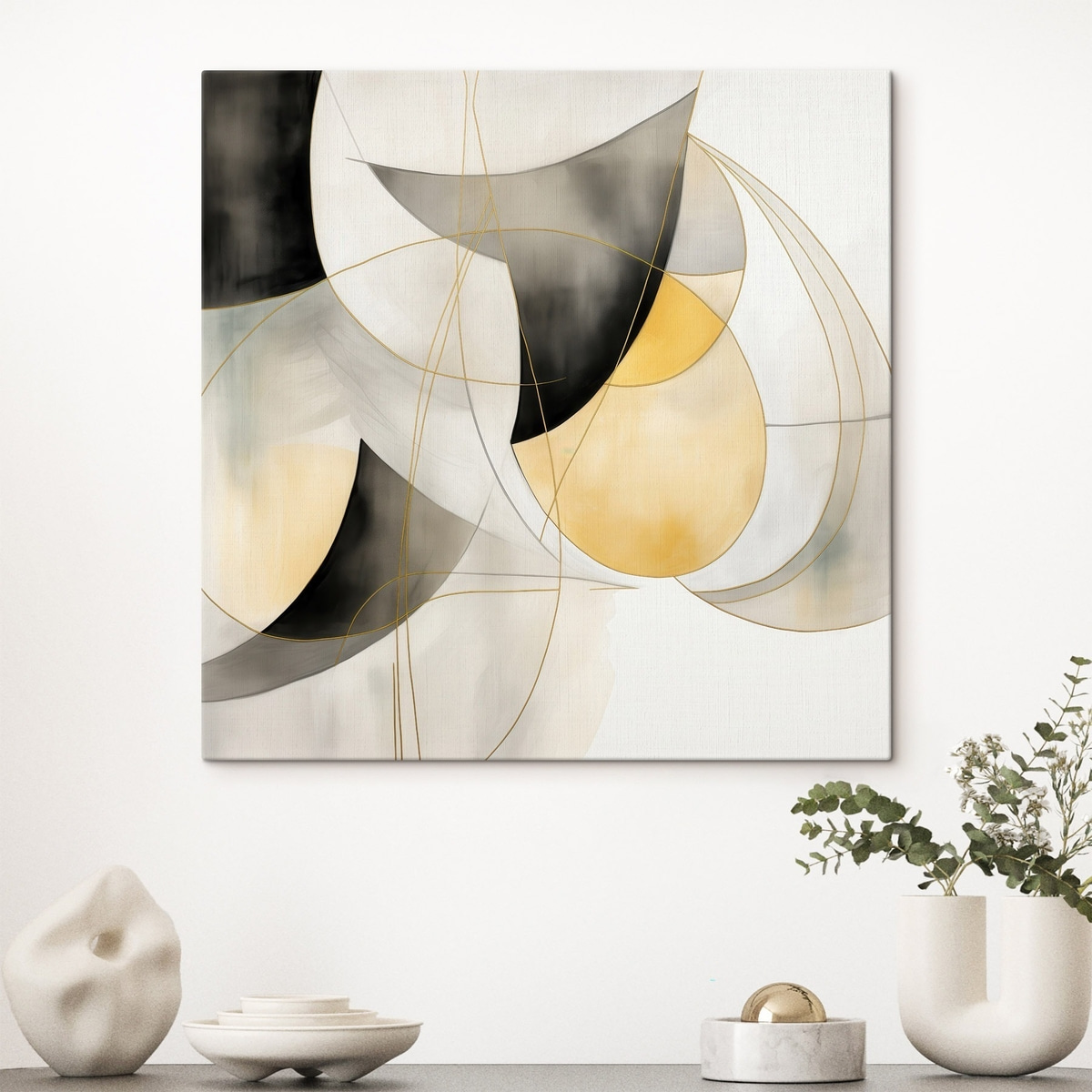 Geometrie abstractă modernă — interior 1