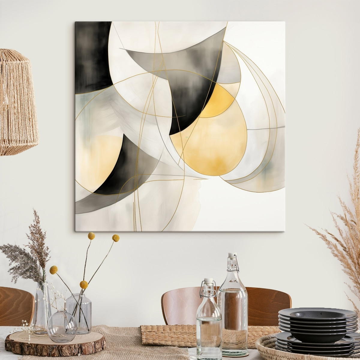 Geometrie abstractă modernă — interior 3
