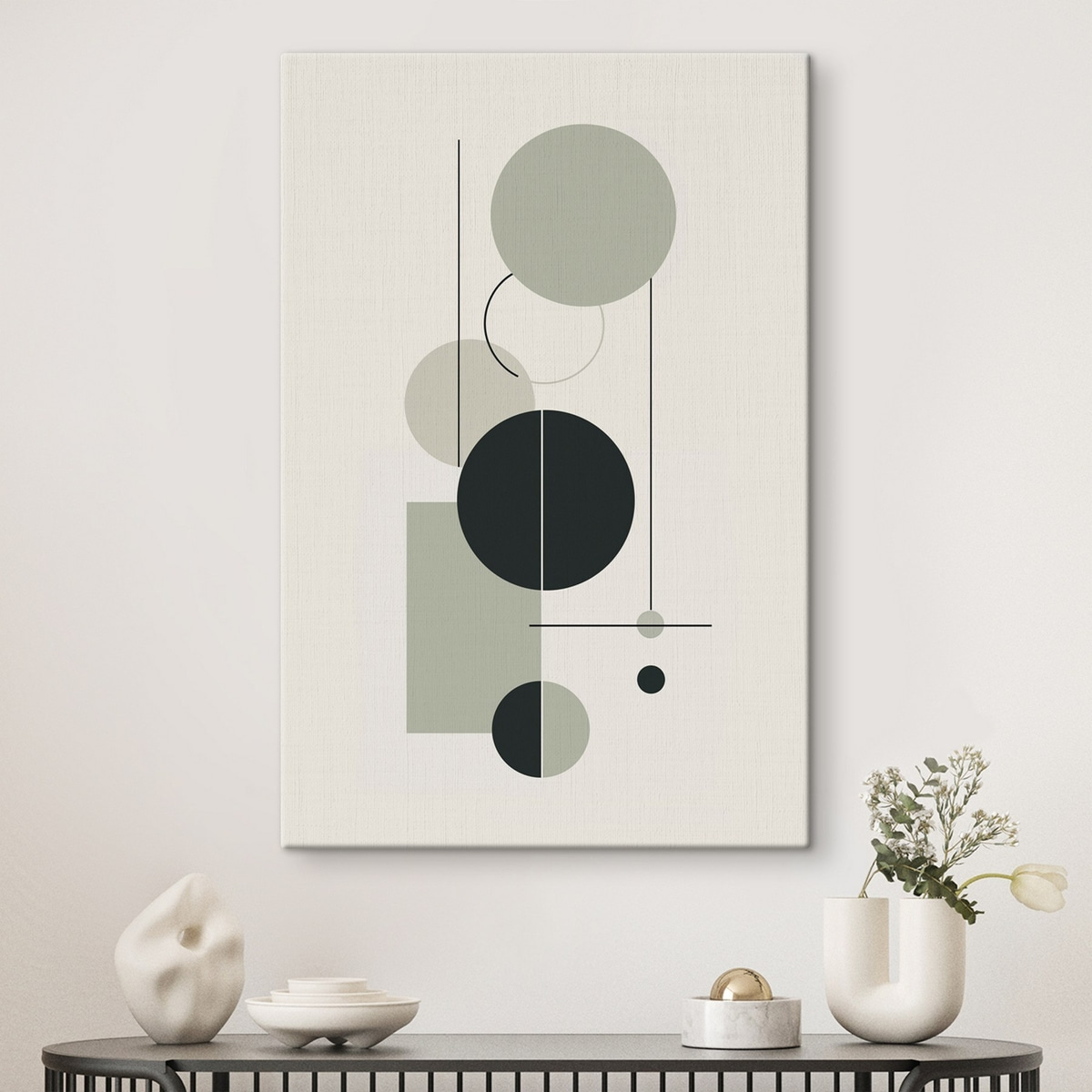 Geometrie minimalistă abstractă — interior 2