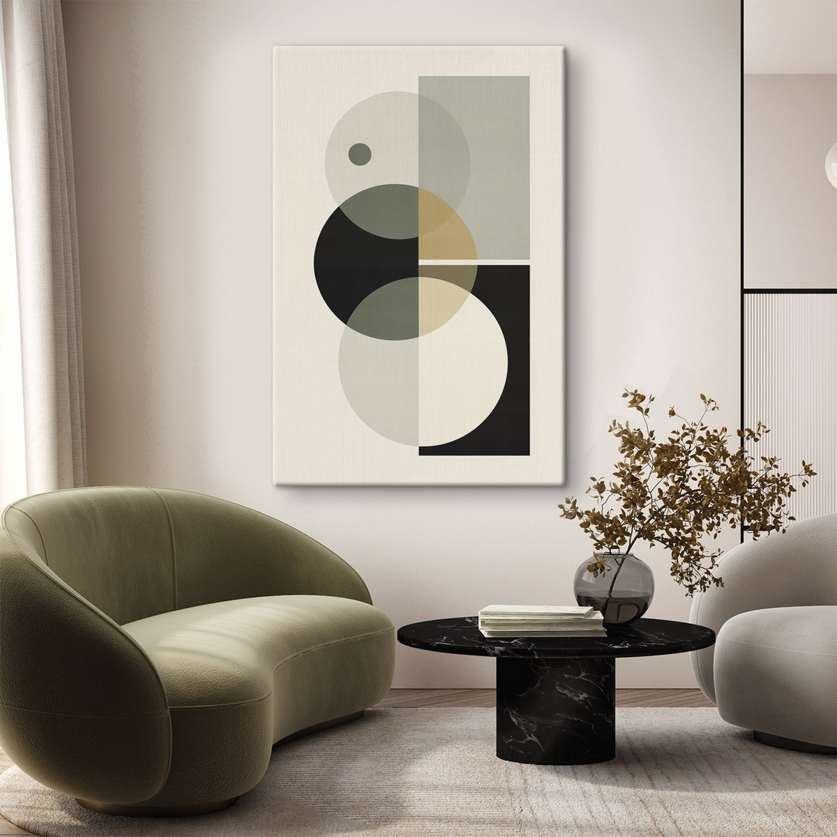 Geometrie abstractă — interior 1