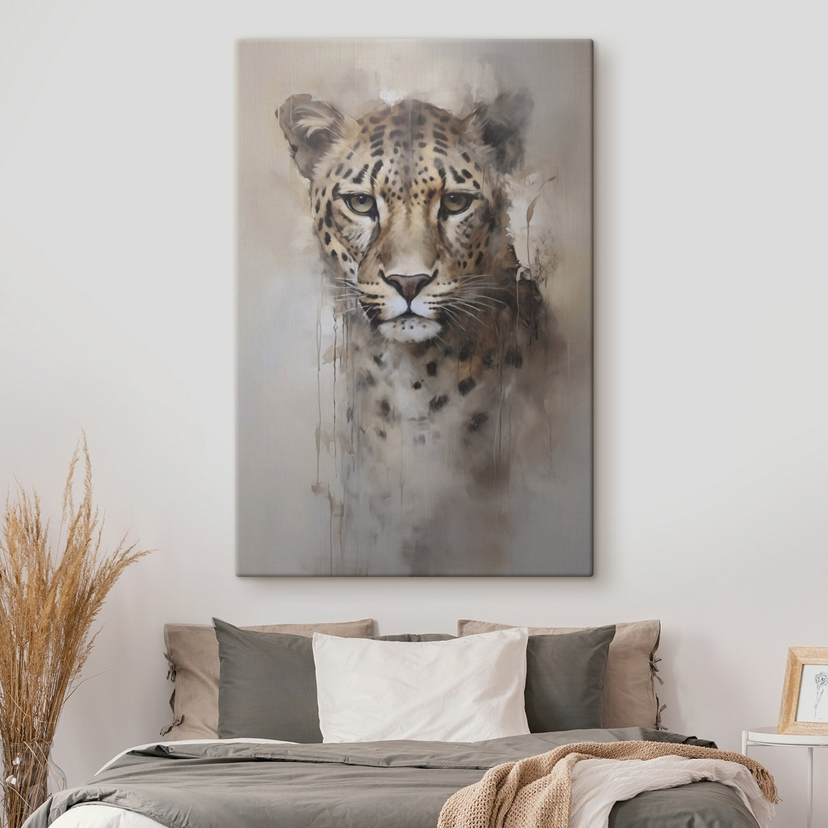 Leopard, imitație de pictură — interior 2