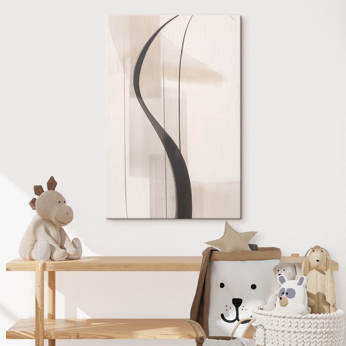 Caligrafie abstractă — interior 1