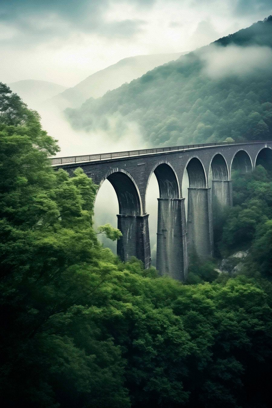 Viaduct de piatră — design complet