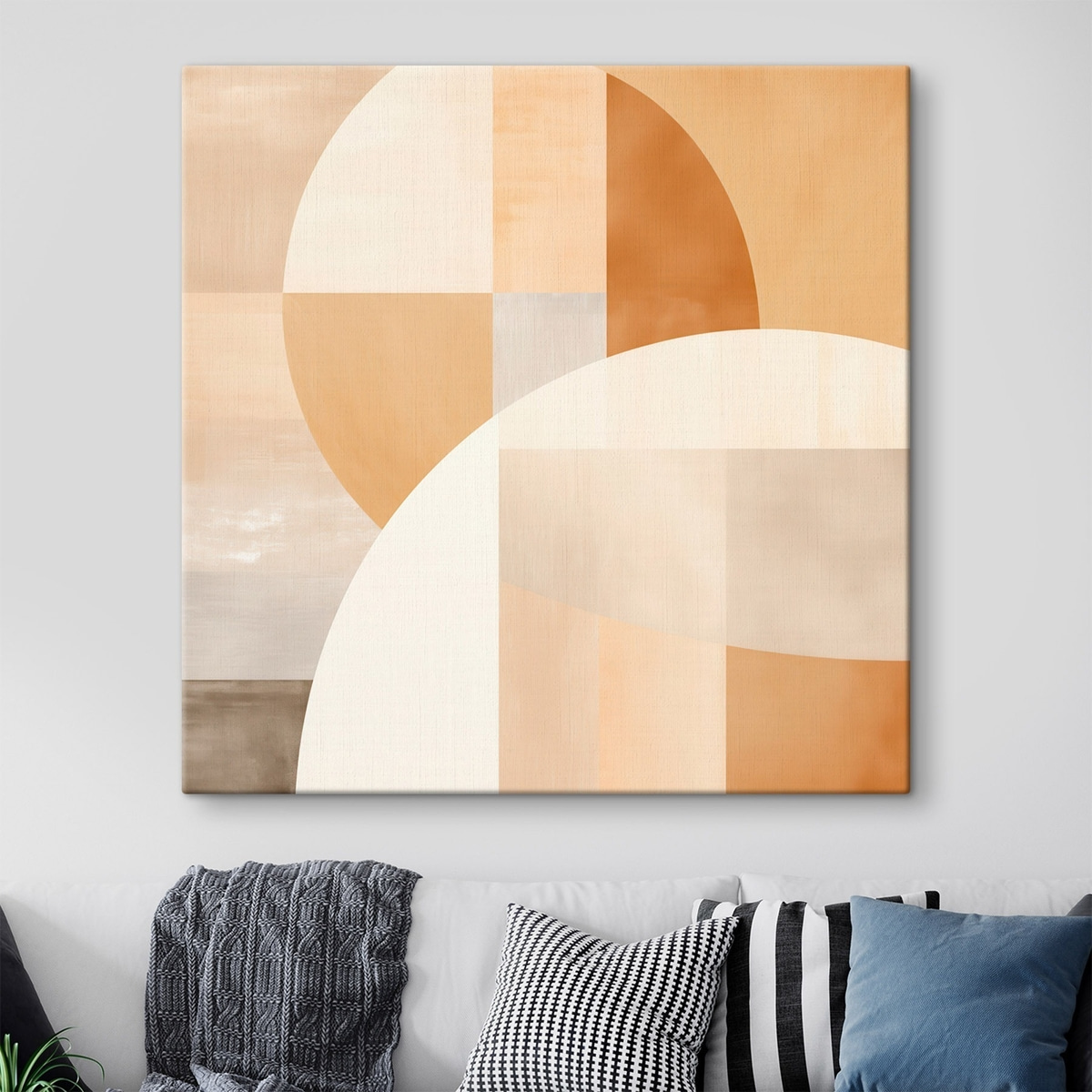 Geometrie în tonuri pastelate — interior 2