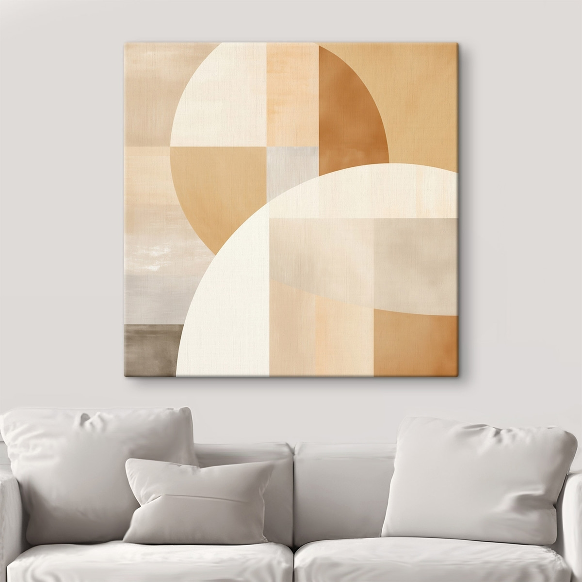 Geometrie în tonuri pastelate — interior 3