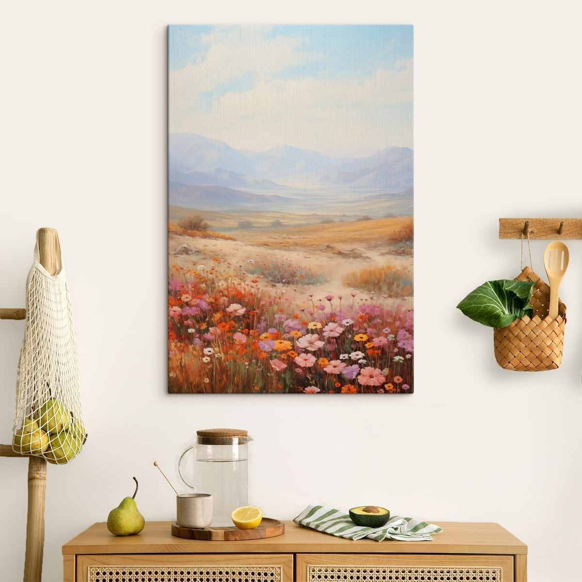 Câmp cu flori pastelate — interior 2
