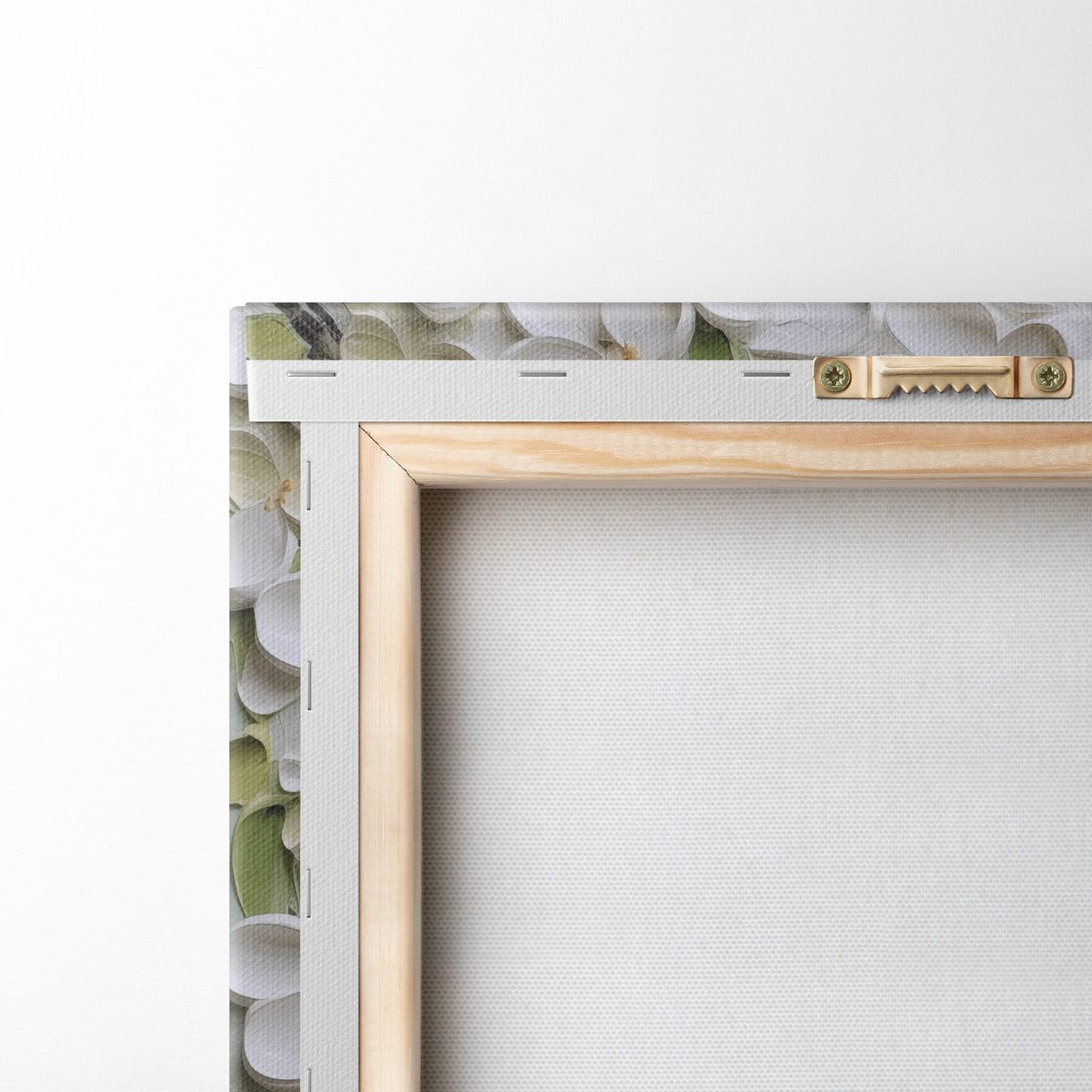 Flori abstracte, aspect pictural — verso