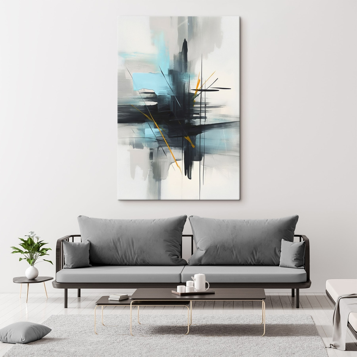 Abstracție cu stropi — interior 3