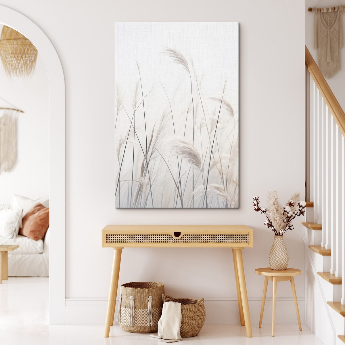 Plante pe fundal luminos — interior 2