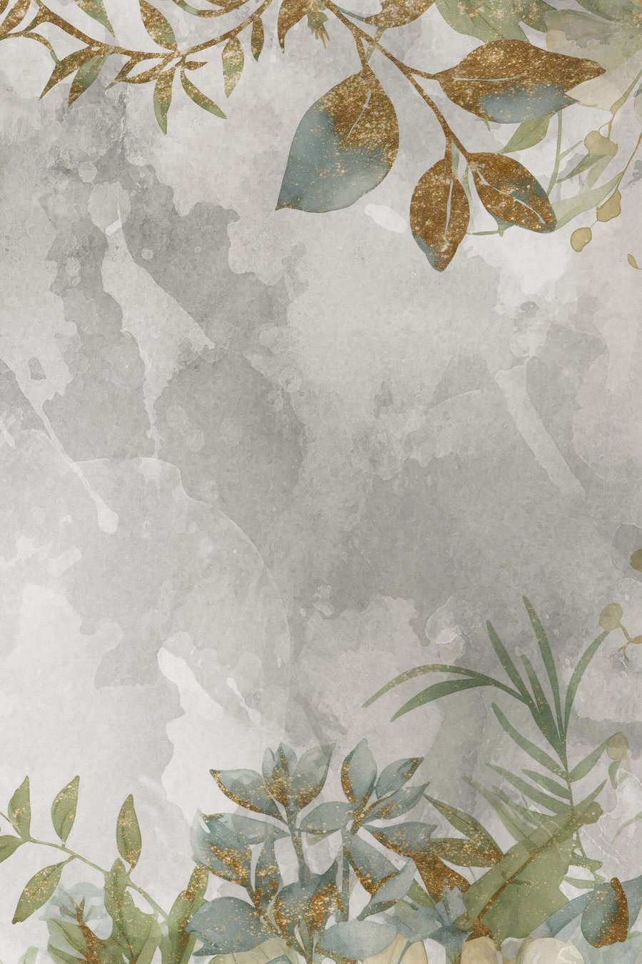 Plante pe fundal luminos — design complet