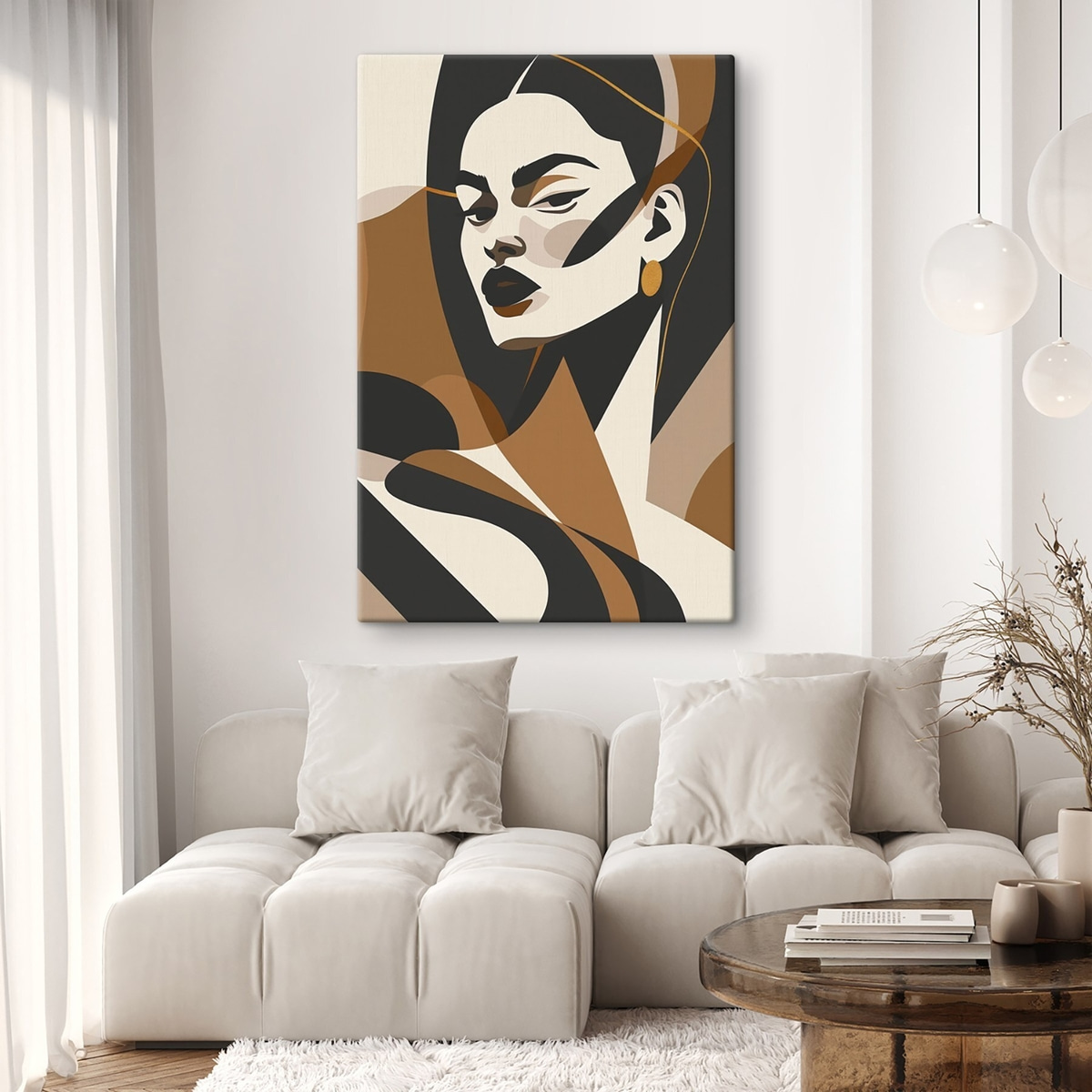 Portret abstract de femeie — interior 1