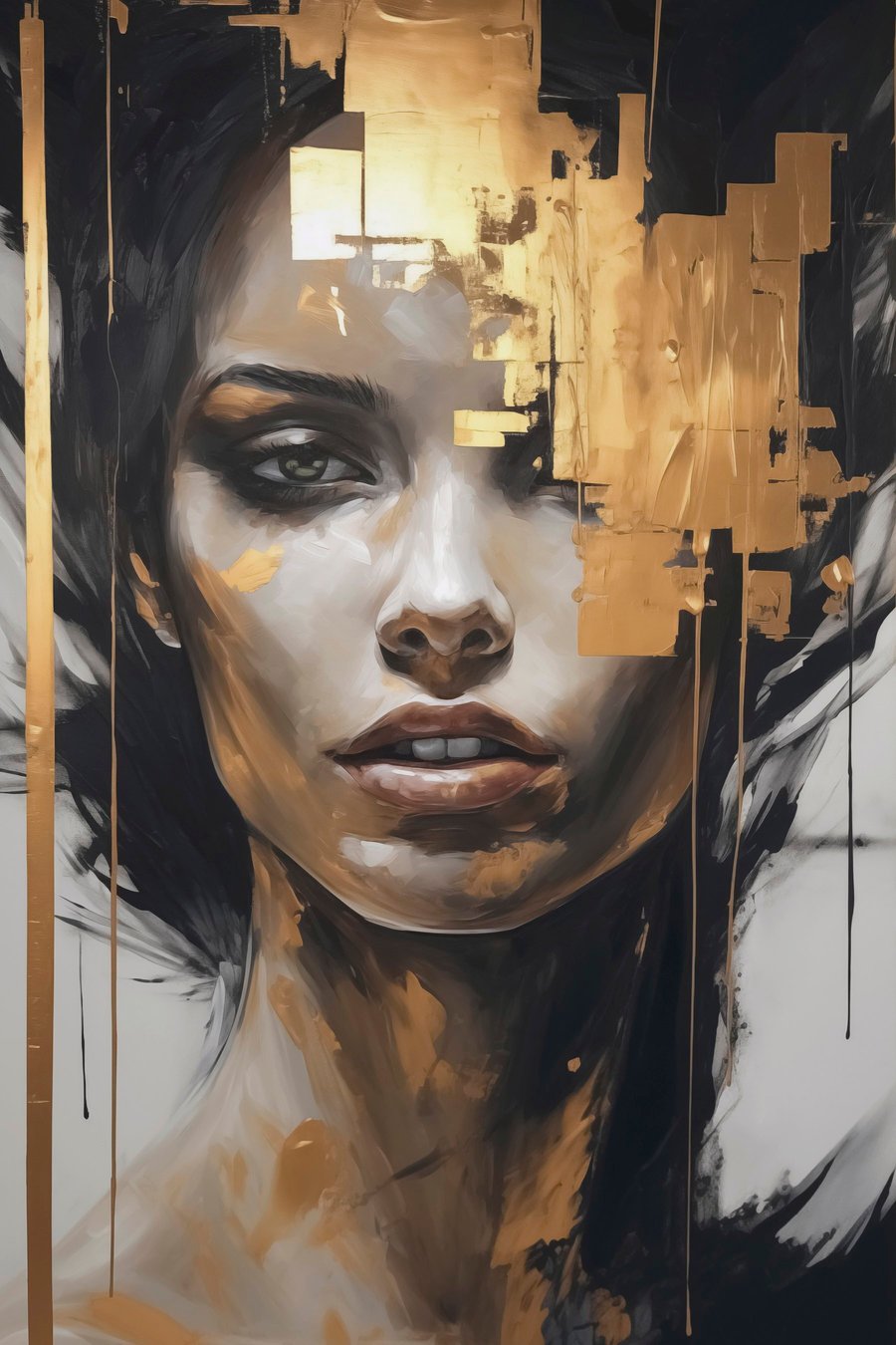 Portret abstract — design complet