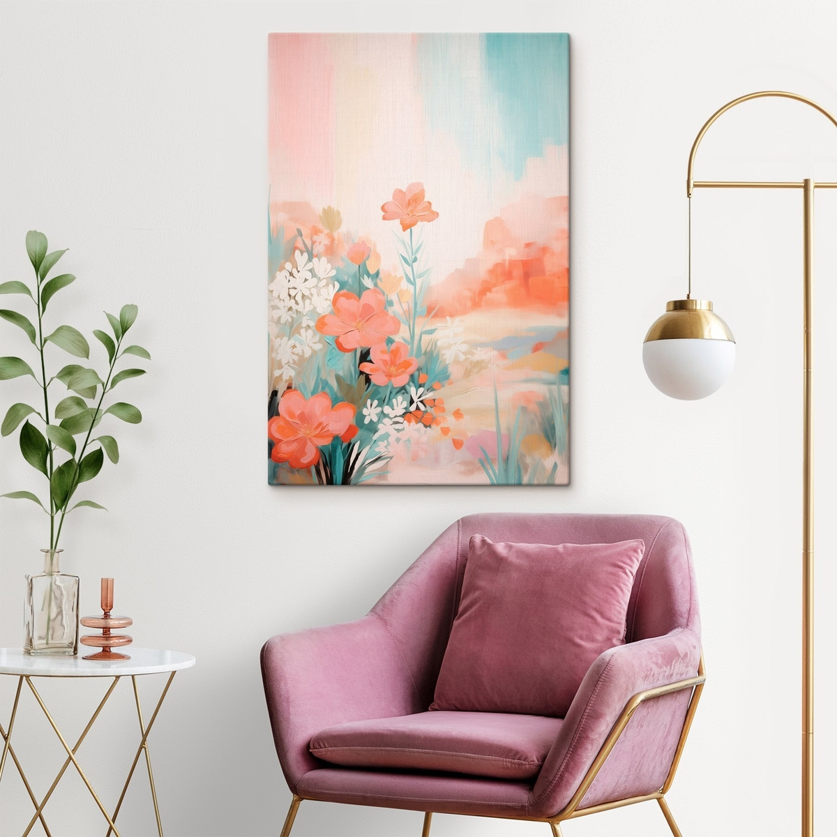 Peisaj floral abstract — interior 1