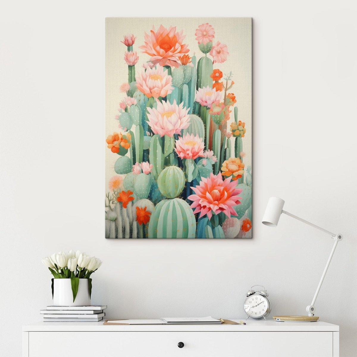 Cactuși înfloriți — interior 2