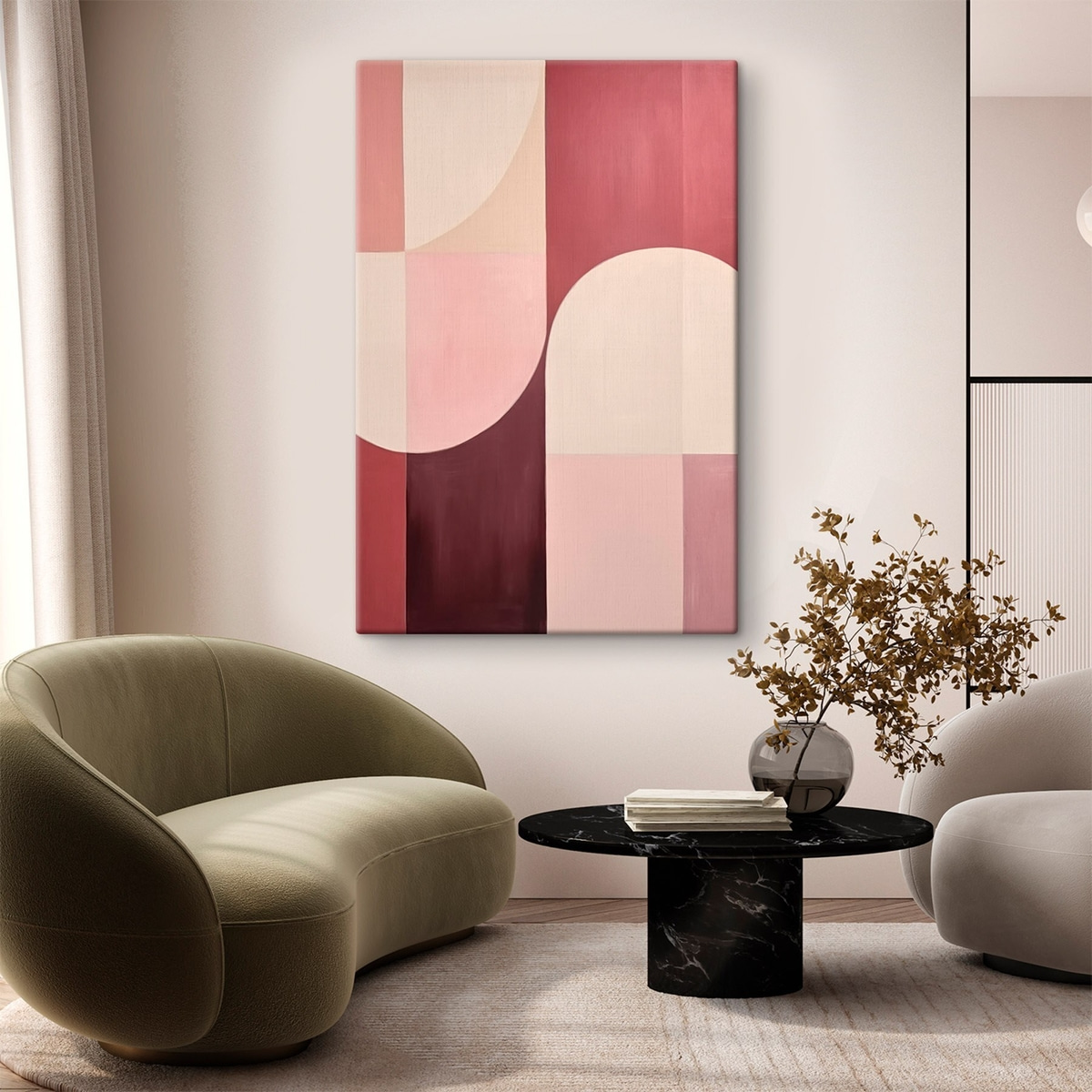 Compoziție cu forme fluide — interior 2