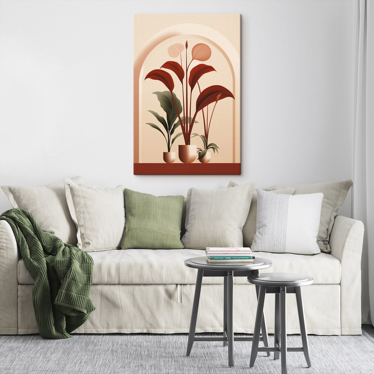 Plante abstracte în ghiveci — interior 1