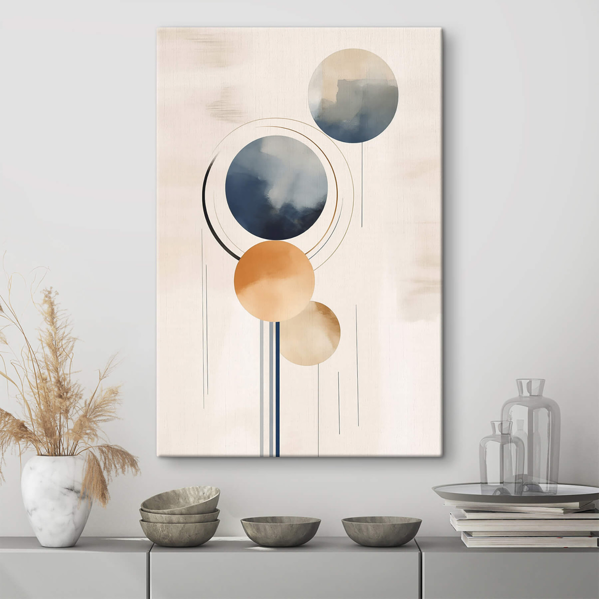 Sfere abstracte — interior 1