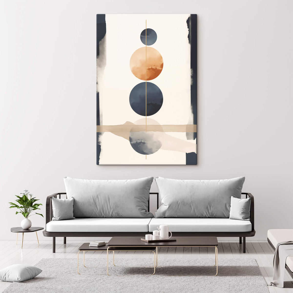 Sfere abstracte — interior 1