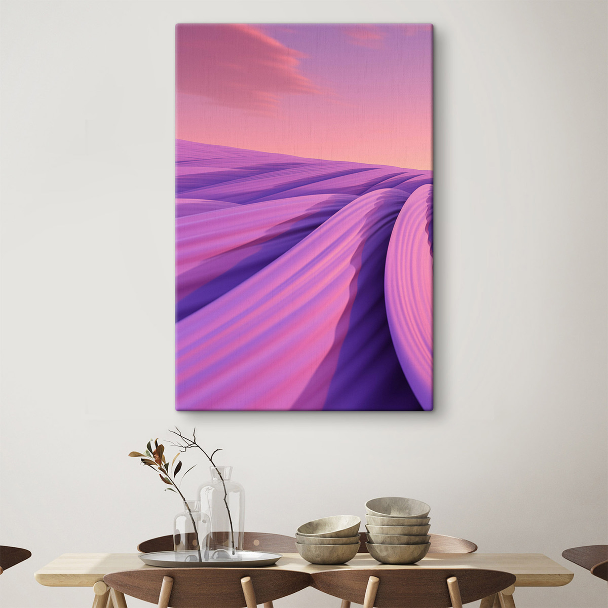 Lavandă abstractă — interior 2