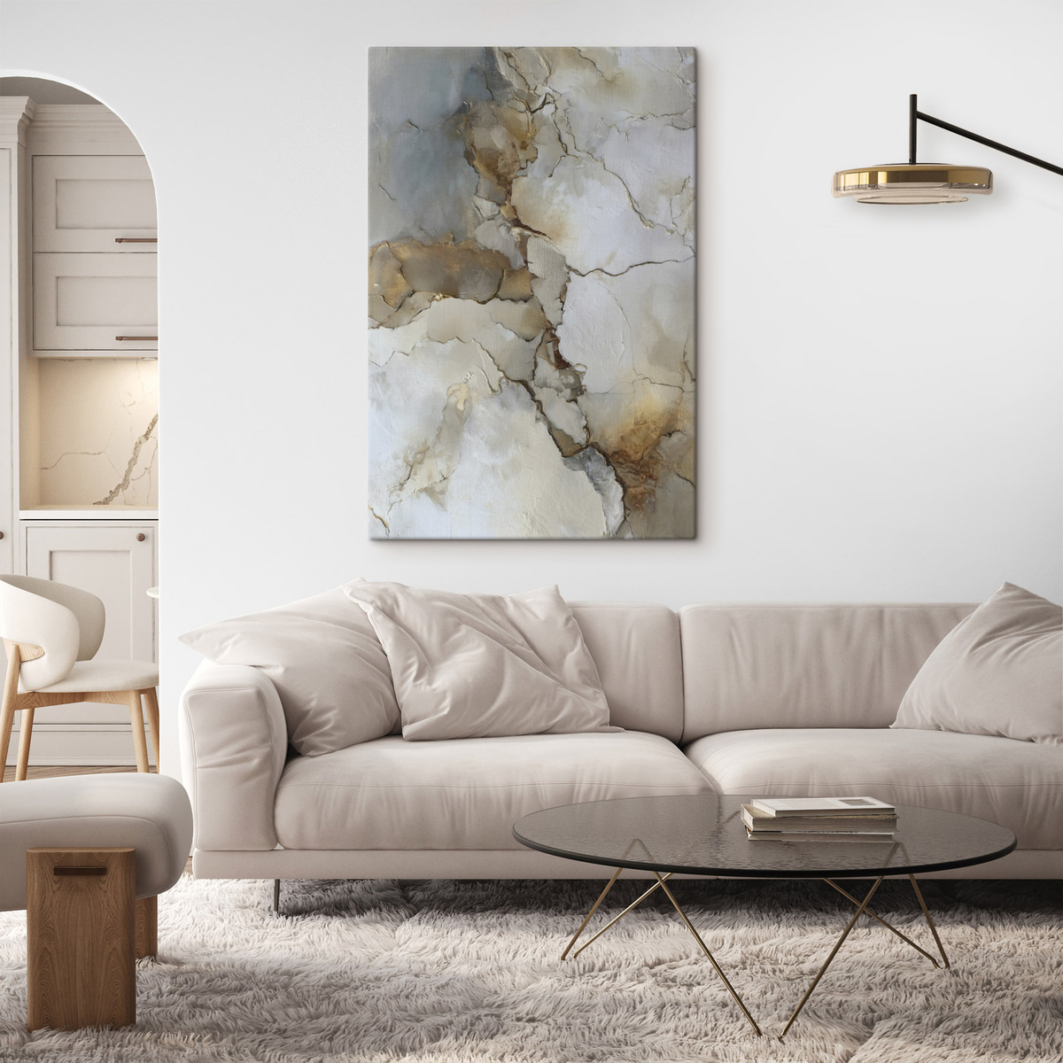 Textură abstractă cu crăpături — interior 2