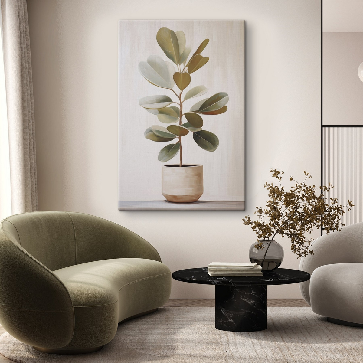 Ficus în ghiveci — interior 2