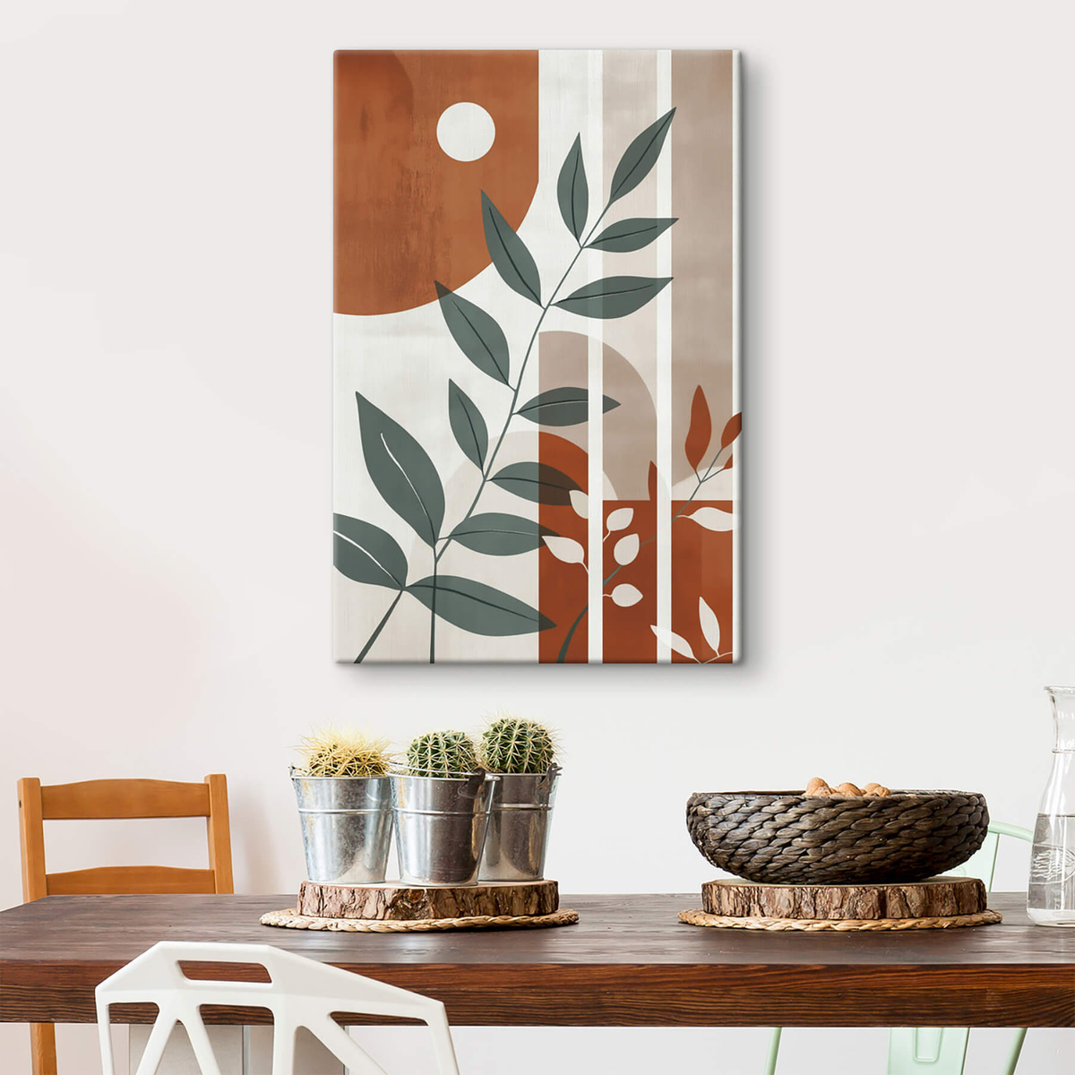 Ramuri și frunze abstracte — interior 3