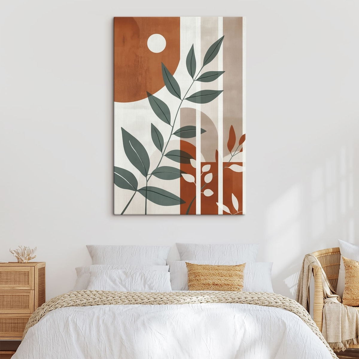 Ramuri și frunze abstracte — interior 1