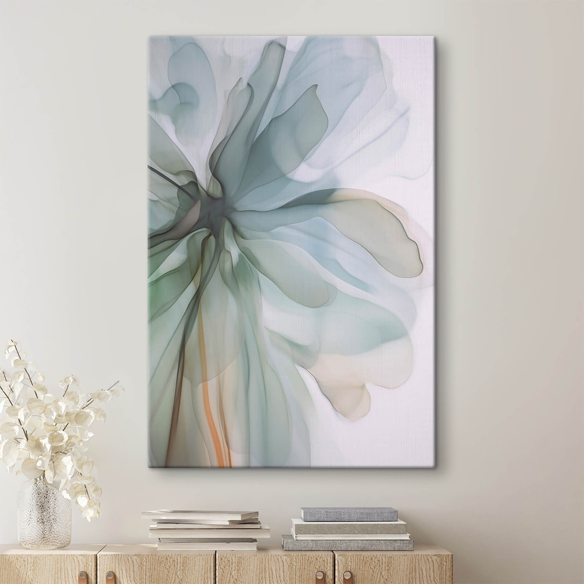 Floare abstractă delicată — interior 3