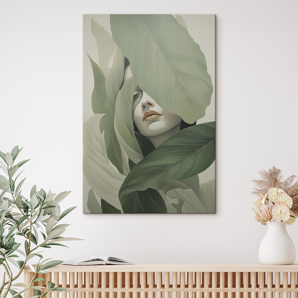 Portret surrealist în frunze — interior 2
