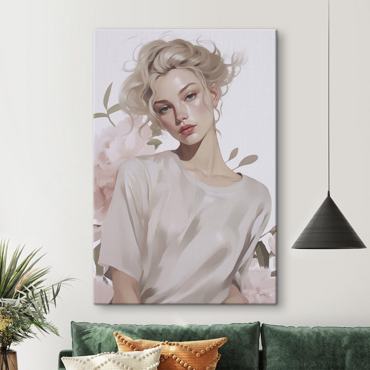 Portret tânăr de fată — interior 2