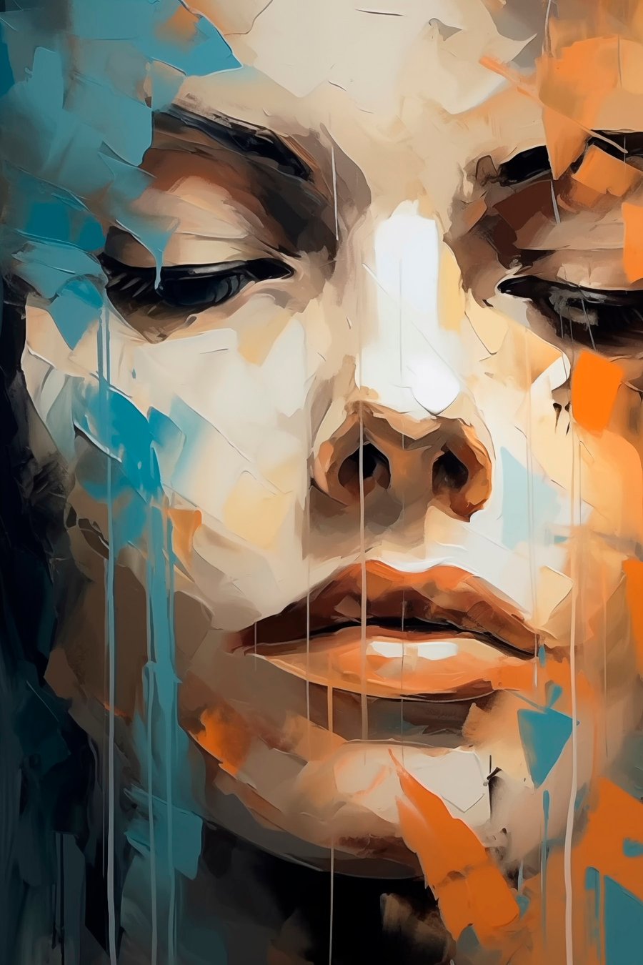 Portret abstract — design complet