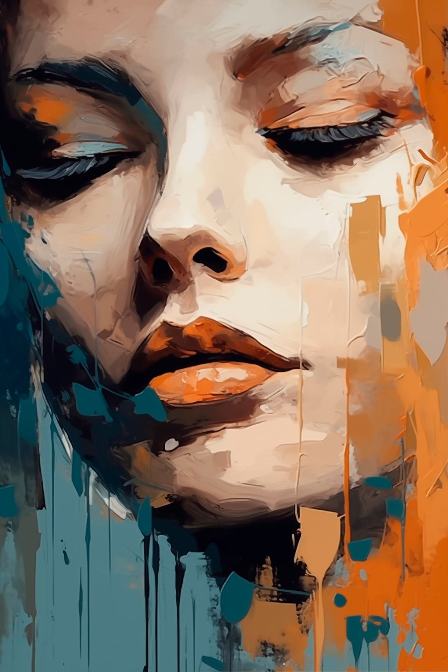 Portret abstract — design complet