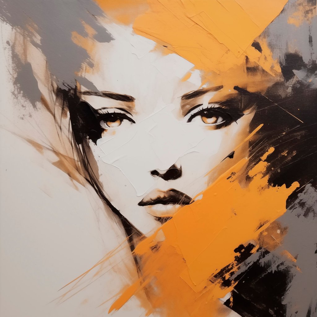 Portret abstract — design complet