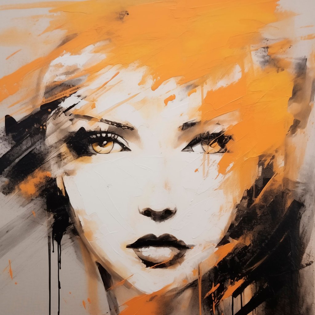 Portret abstract — design complet