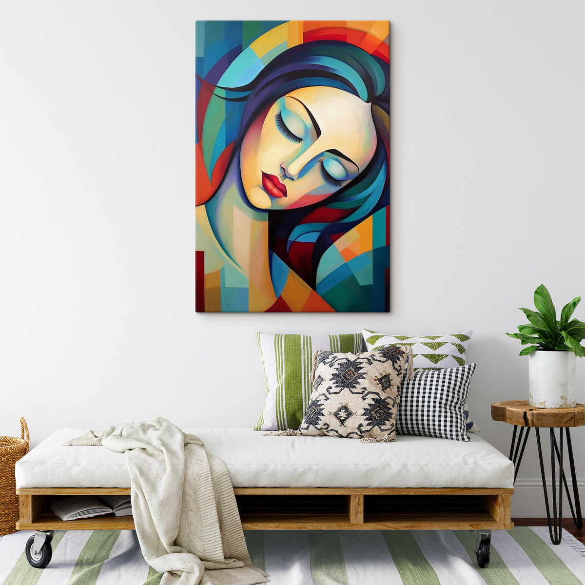 Portret abstract de fată — interior 2