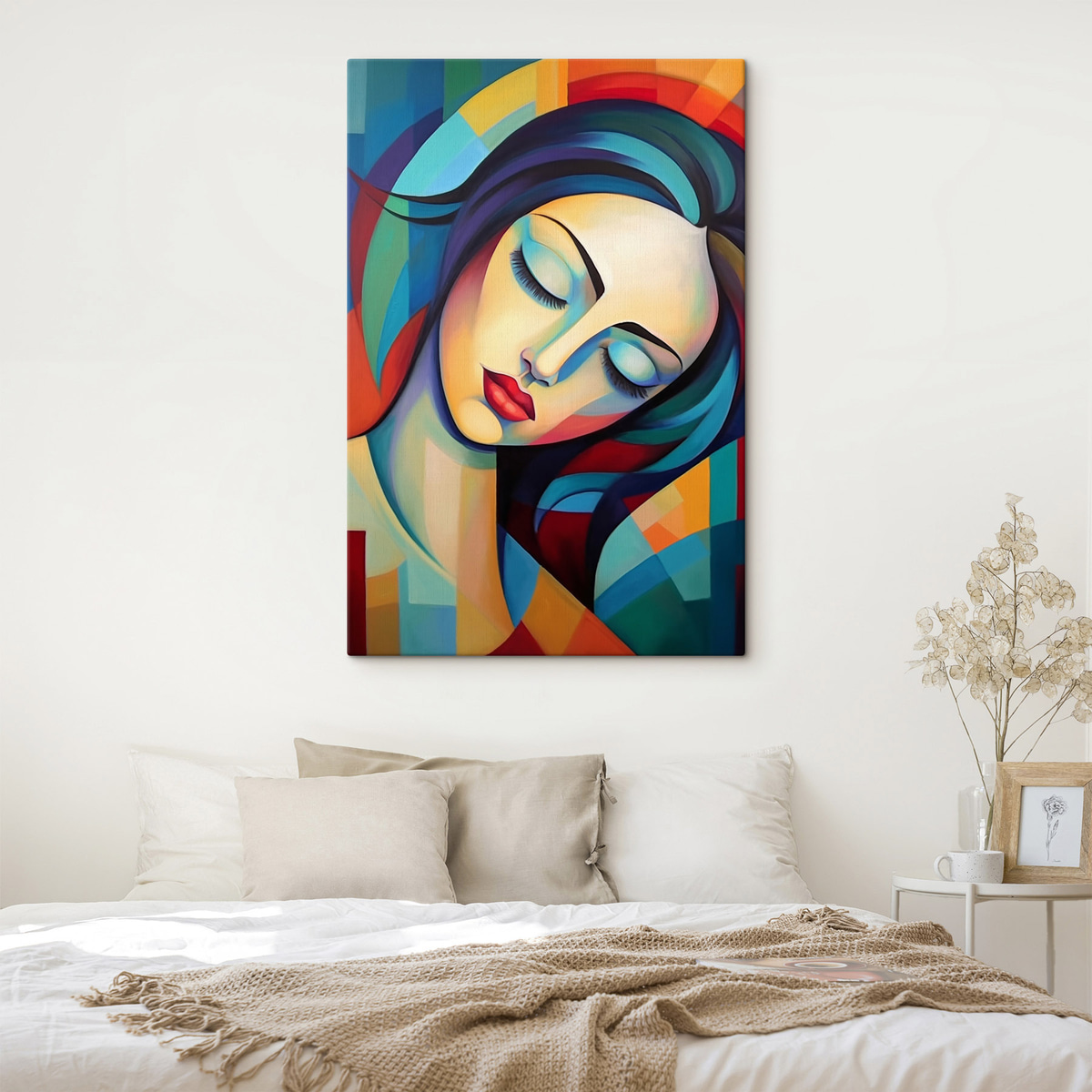 Portret abstract de fată — interior 1