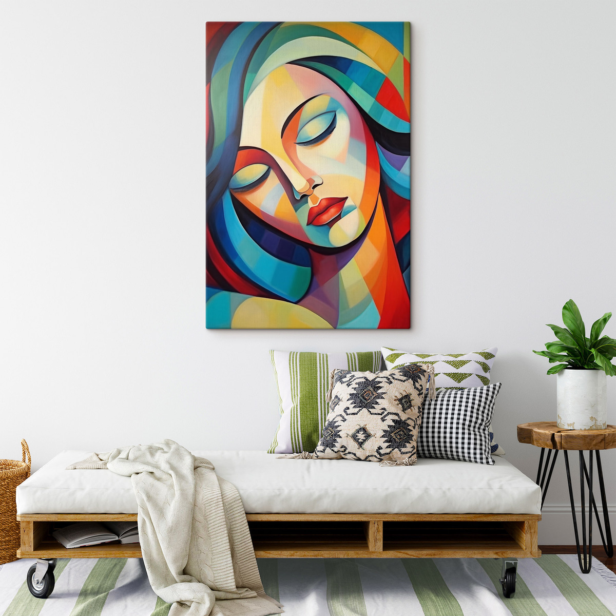 Portret abstract de fată — interior 2