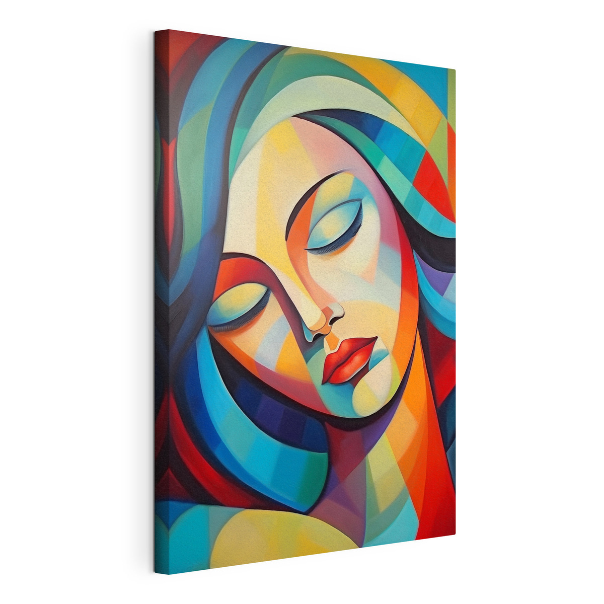 Portret abstract de fată — vizualizare produs